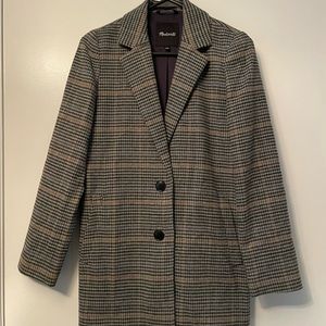 Madewell Blazer | grey plaid